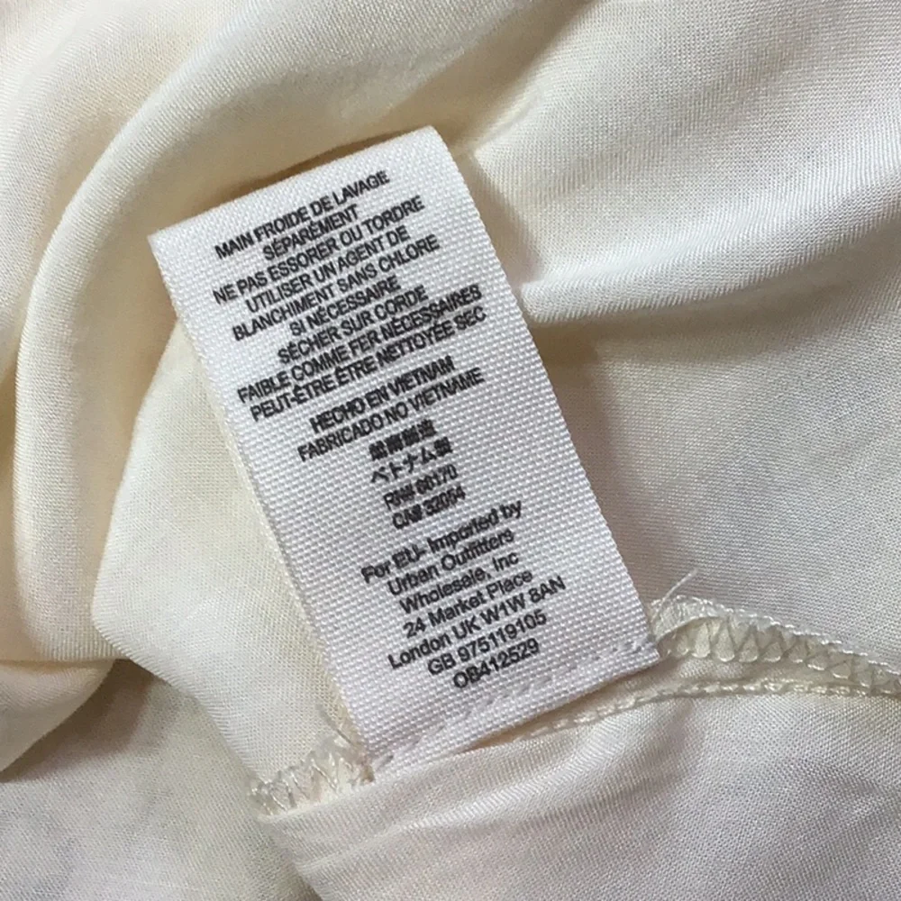 🆕 Free People 2pc Cream All Over Lace 3/4 Sleeves with Rayon Lingerie Slip Sz.4 - Picture 7 of 10